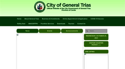 GEN. TRIAS LAUNCHES ONLINE CITY HALL TRANSACTIO­NS.